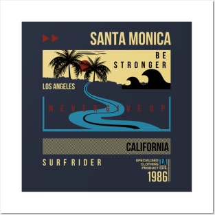 Santa Monica Posters and Art